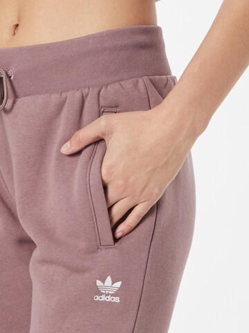 ADIDAS ORIGINALS Tapered Pants 'Adicolor Essentials Fleece ' in Pink