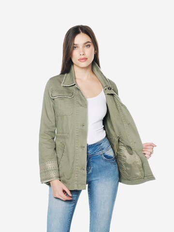 KOROSHI - Casaco meia-estação em verde