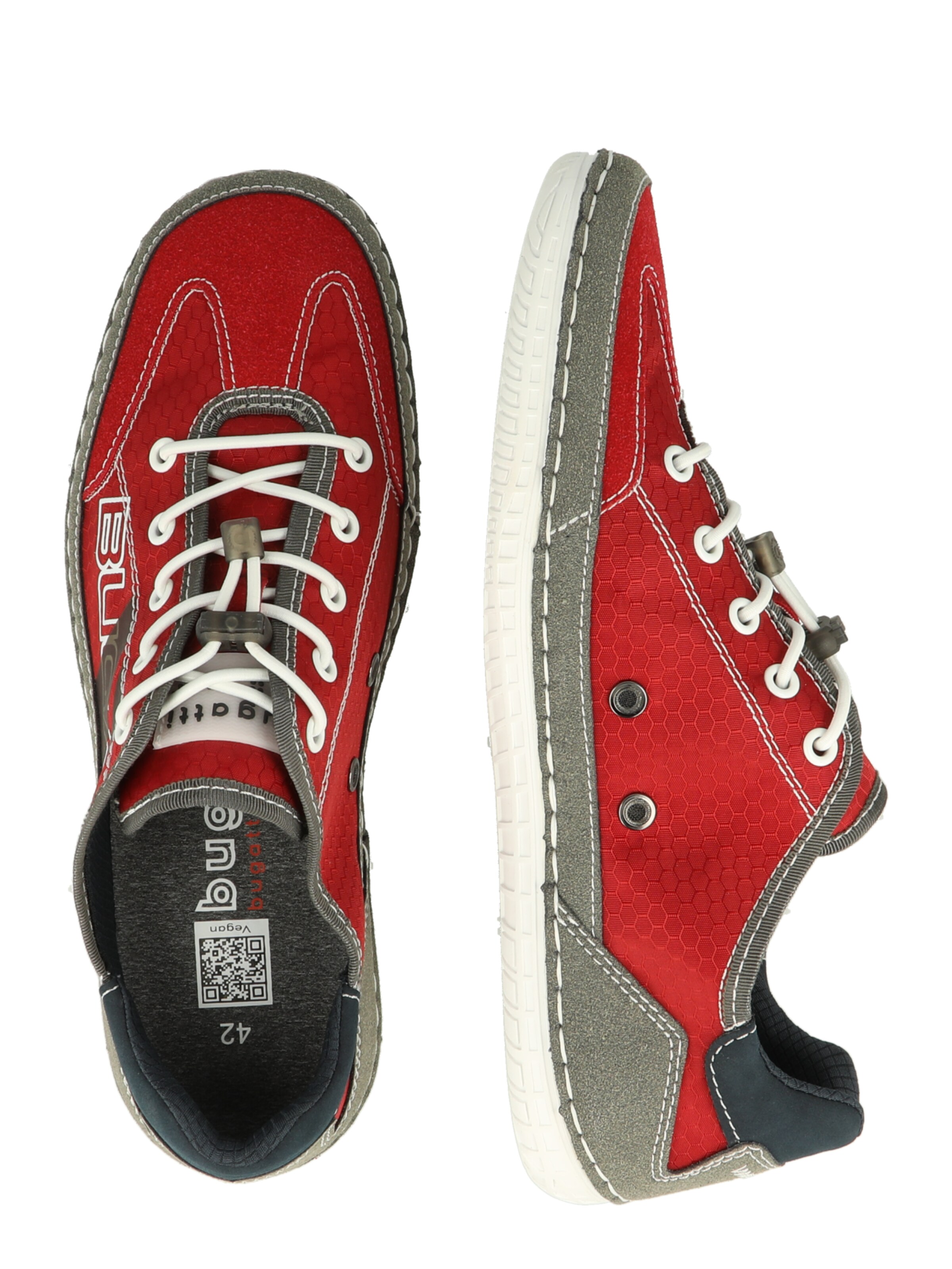 bugatti Sneaker low 'Bimini' i rød