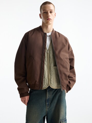 Pull&Bear Átmeneti dzseki - barna: elől