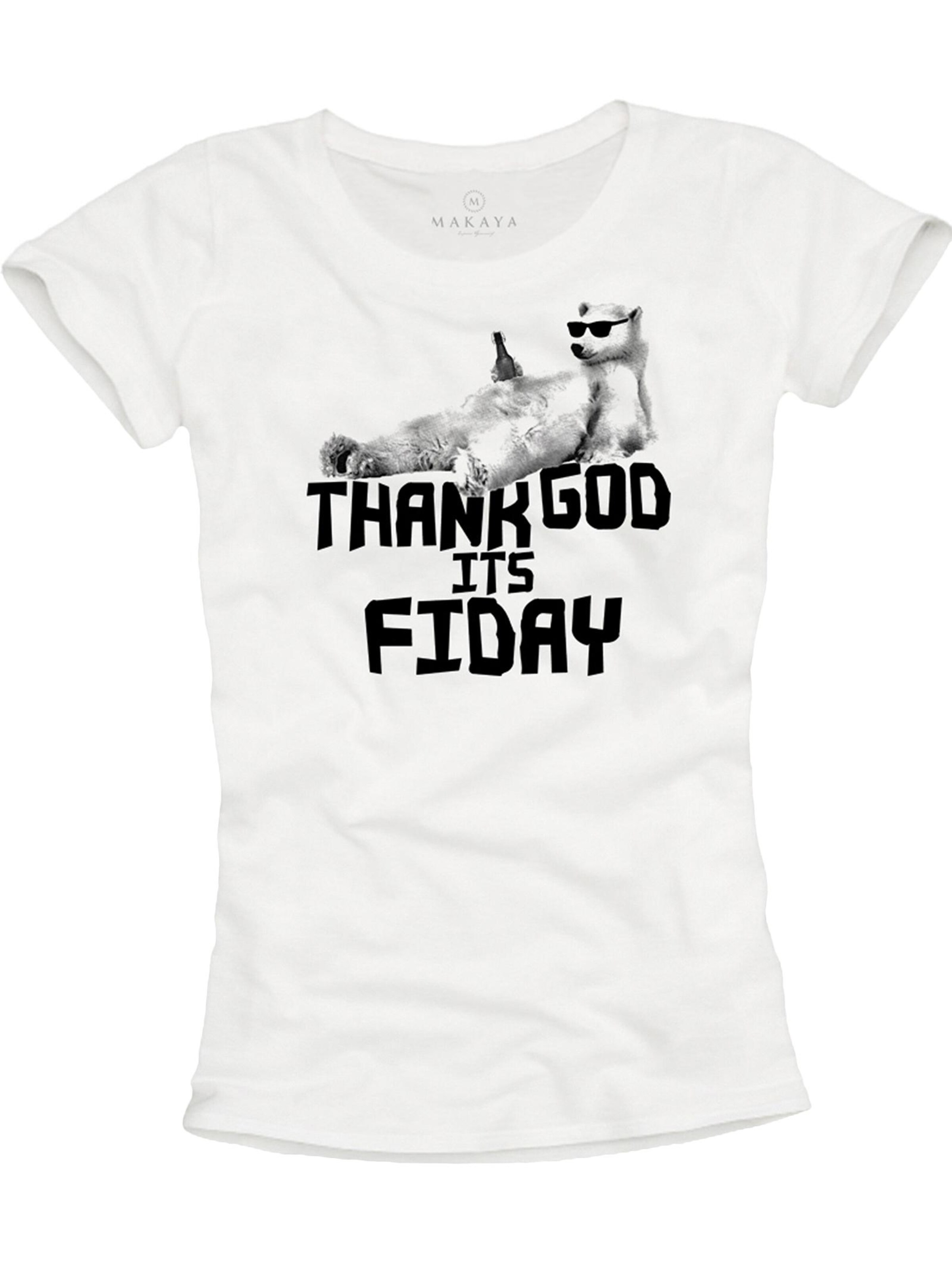 MAKAYA Shirt‌‌‌‌‌‌‌ in Weiß: Vorderseite