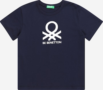 Maglietta di UNITED COLORS OF BENETTON in blu: frontale