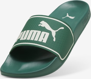 PUMA Beach & Pool Shoes 'Leadcat 2.0' in Green: front