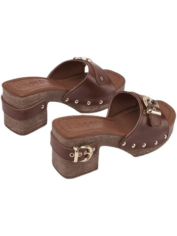 Mule 'Edita' Limoya en marron