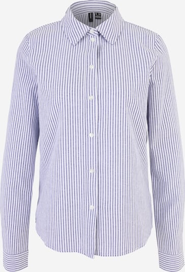 Vero Moda Tall Pusero 'VMLAUREN' värissä violetinsininen / valkoinen, Tuotenäkymä