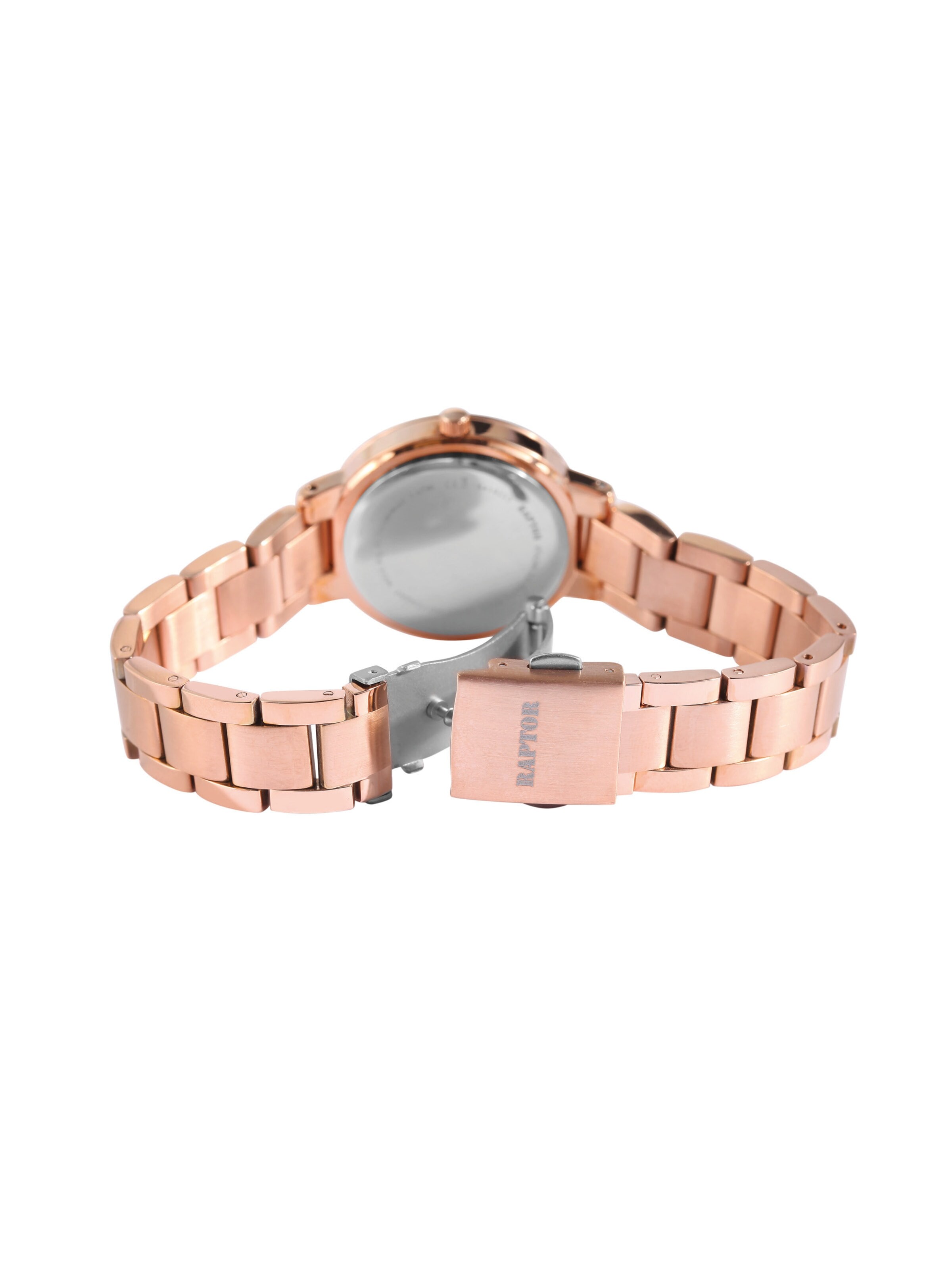 Raptor Analog Watch 'Nahida, 3 ATM' in Gold