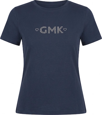 Guido Maria Kretschmer Curvy Shirt 'Shelly' in Blauw: voorkant