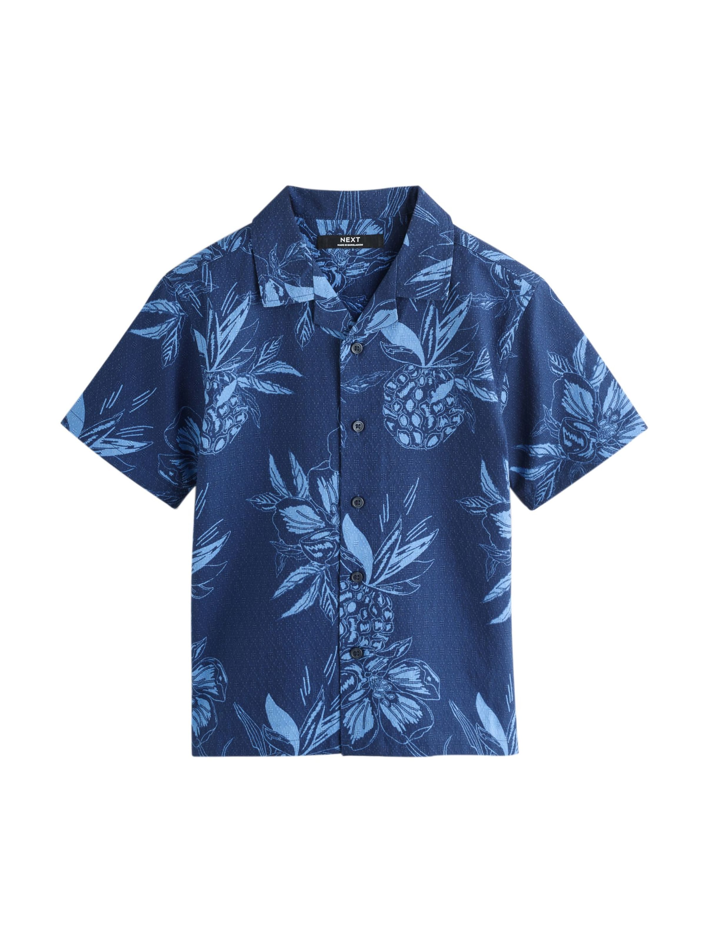 Next Hemd in Blau: Vorderseite