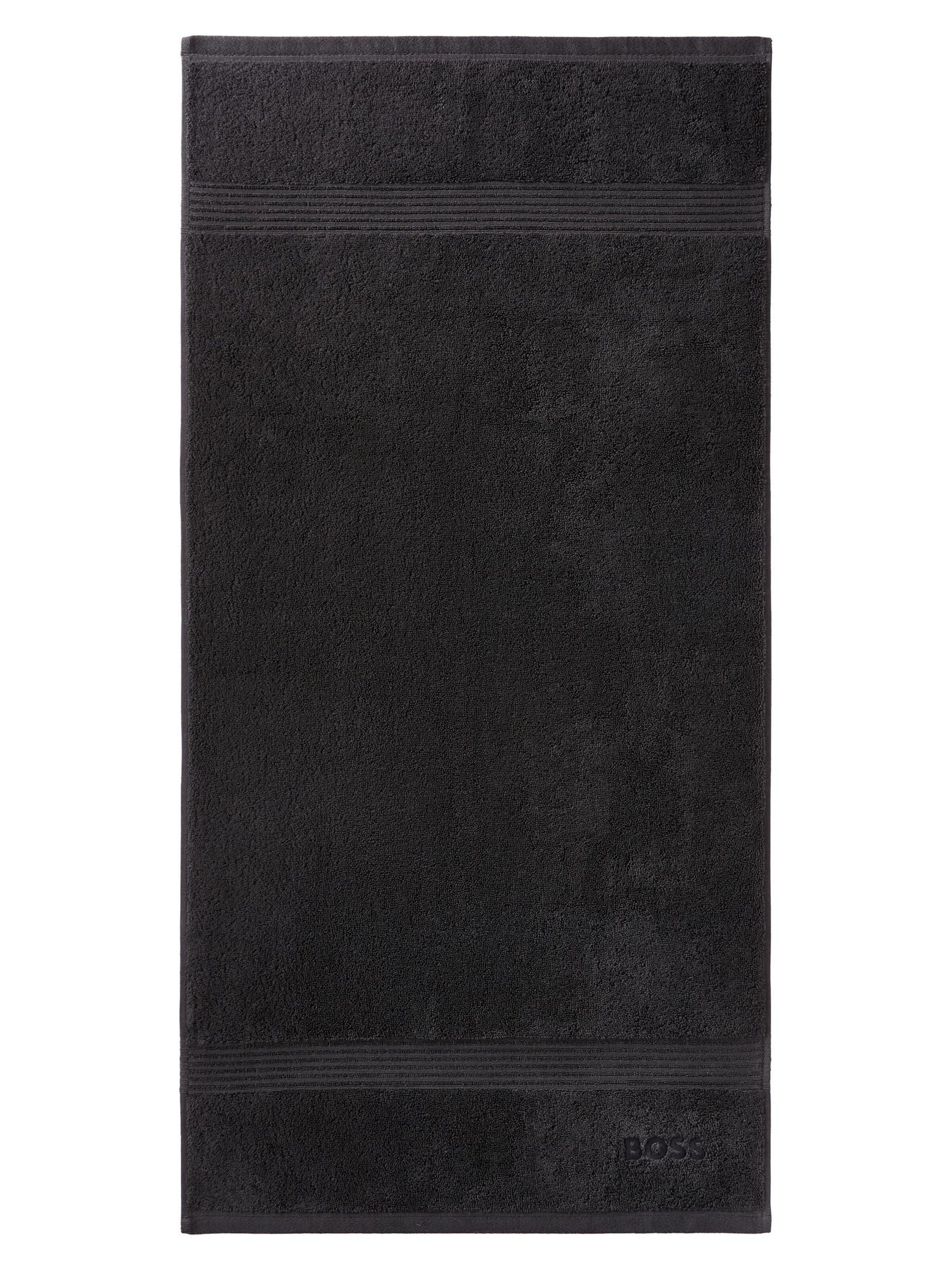 BOSS Home Towel 'LOFT' in Black: front