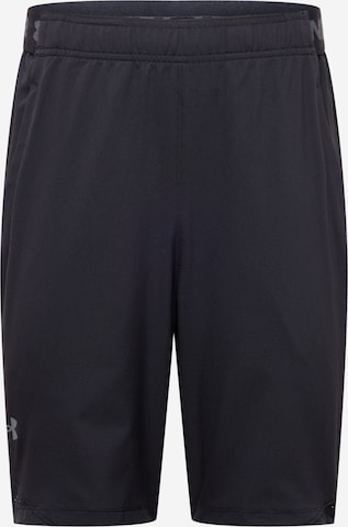 UNDER ARMOUR Regular Workout Pants 'Vanish' in Black: front