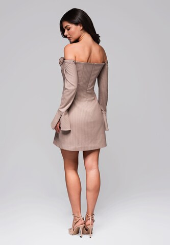 Ombre Cocktailjurk 'Lusia' in Beige