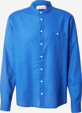 BLEND - Ajuste regular Camisa en azul: frente