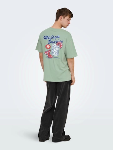 Only & Sons - Camiseta 'ONSPOPSICELLO' en verde