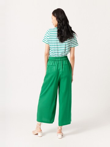 NAF NAF Wide leg Pants 'Palma' in Green