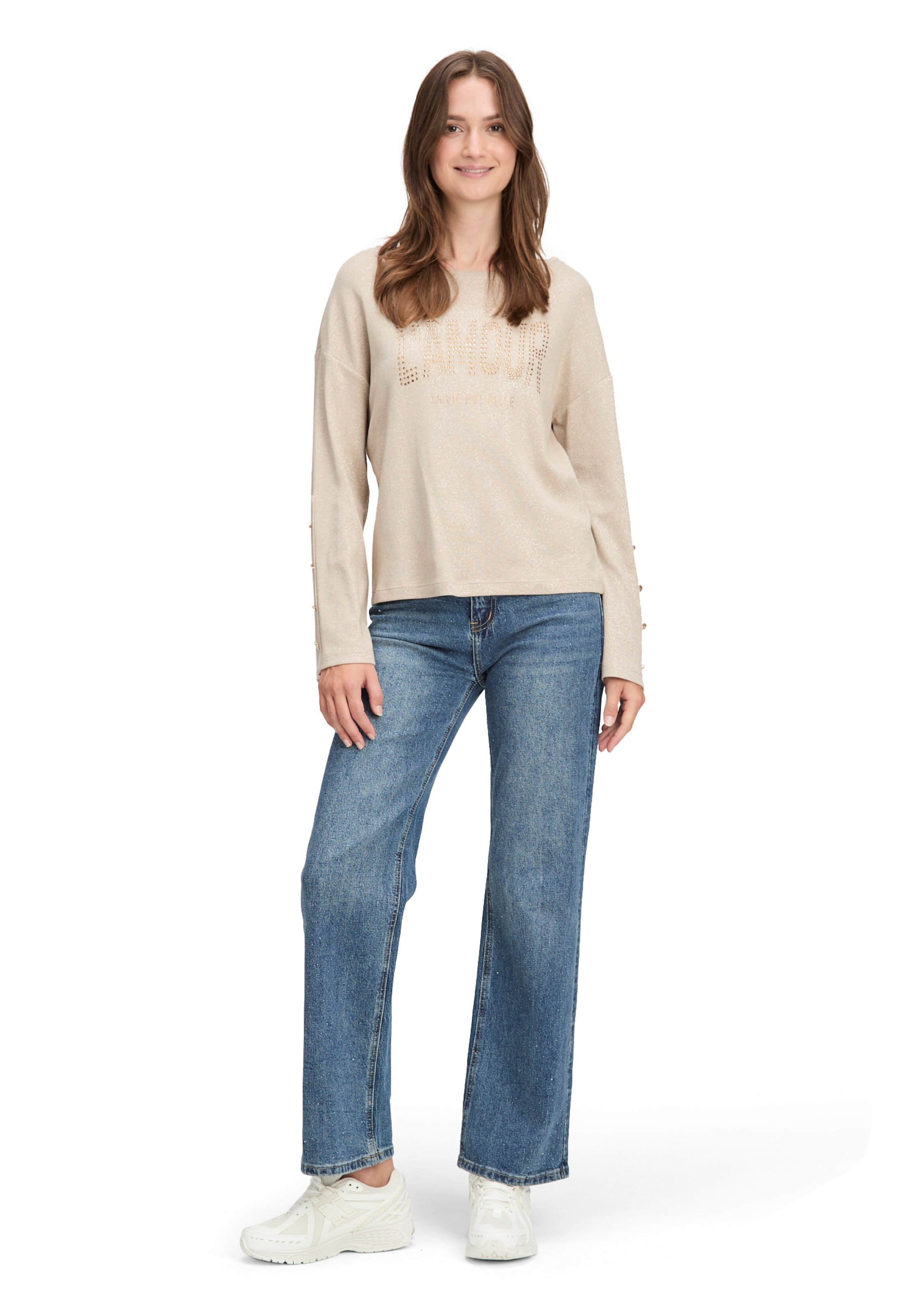 Cartoon Свитшот в Бежевый