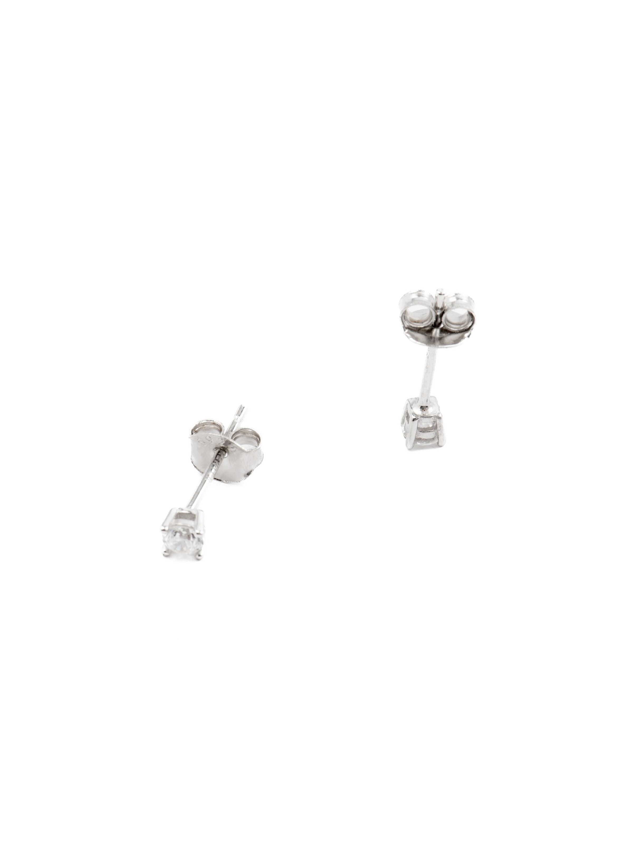 Boucles d'oreilles 'Kyoro' Luxenter en blanc : devant