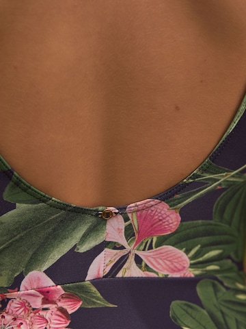 Next Minimiser Swimsuit dress in Blue