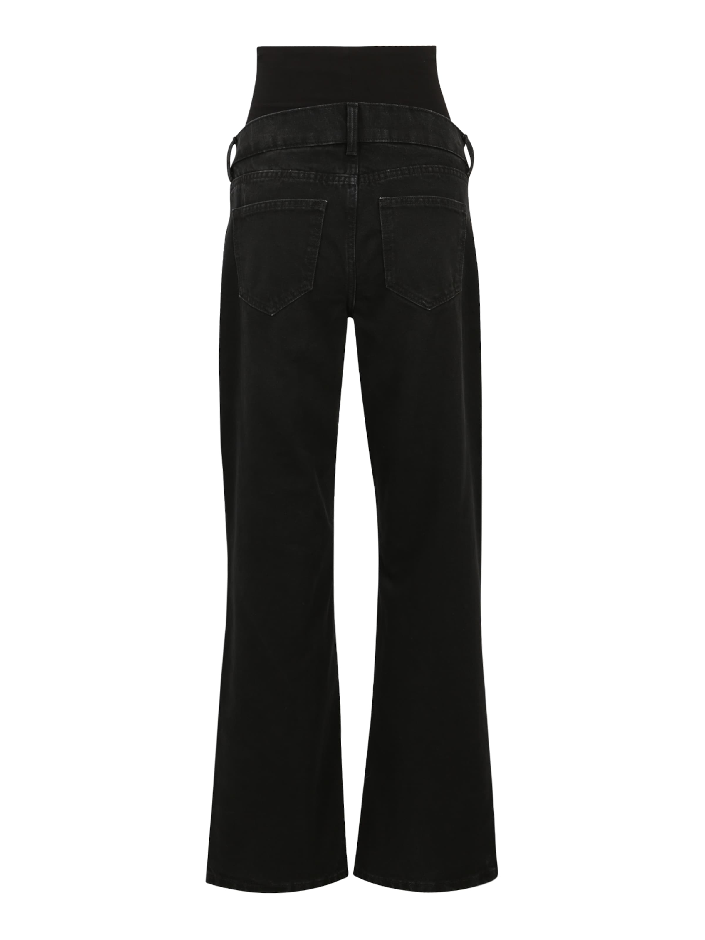 Vero Moda MaternityWide Leg/ Široke nogavice Traperice 'VMMTESS' - crna boja