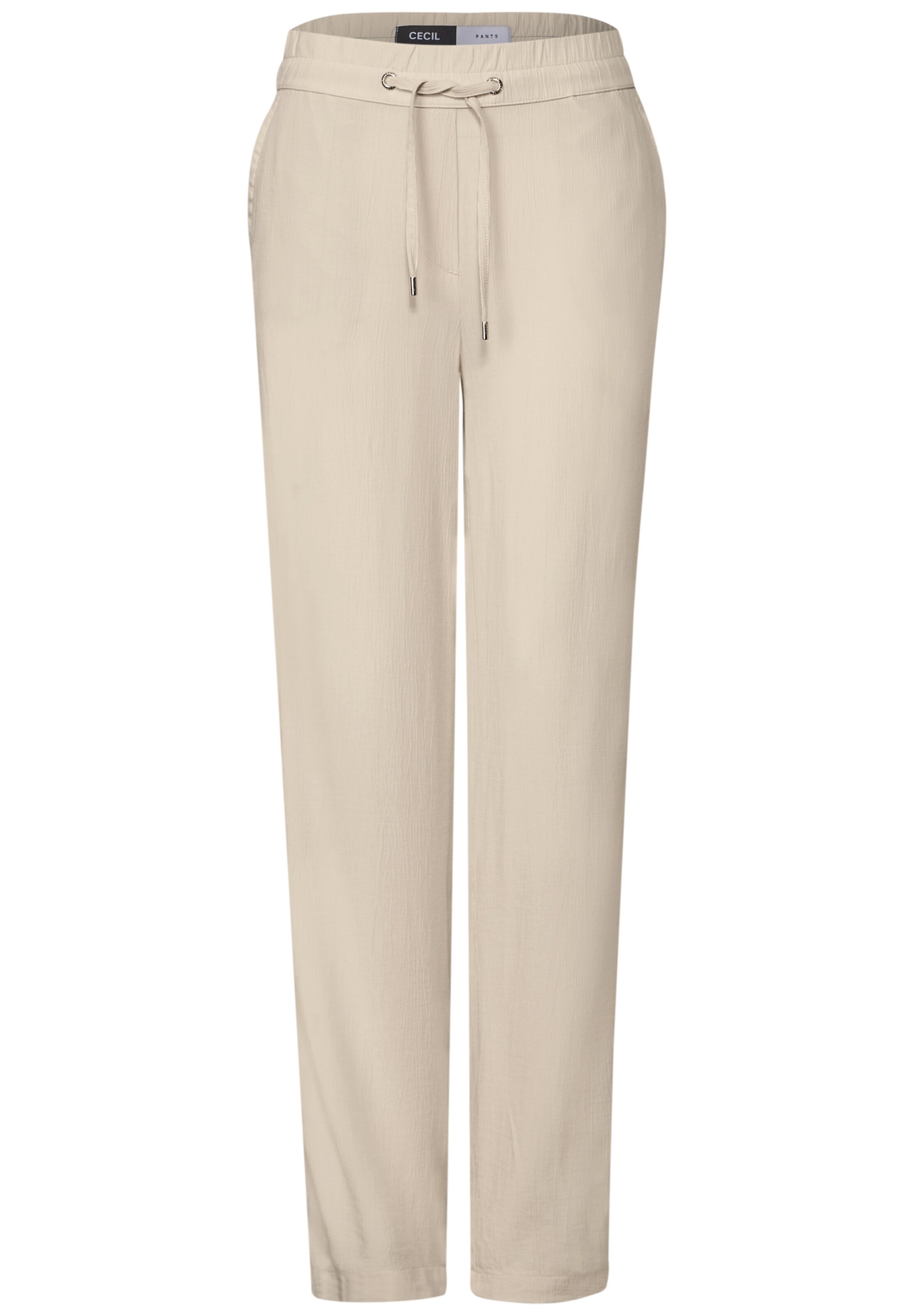 CECIL Regular Pants in Beige: front