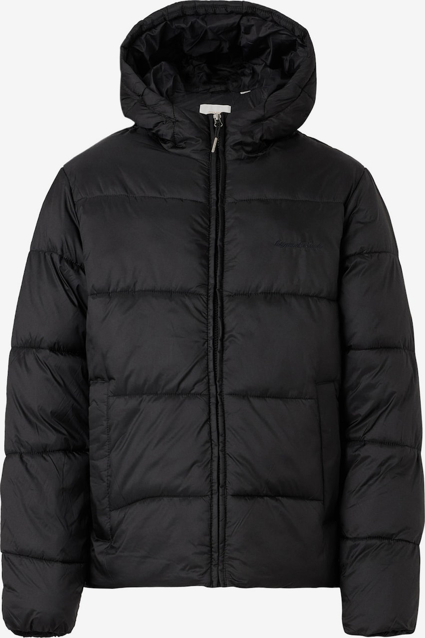 Geacă de iarnă 'JORNorrebro' de la JACK & JONES pe negru: față