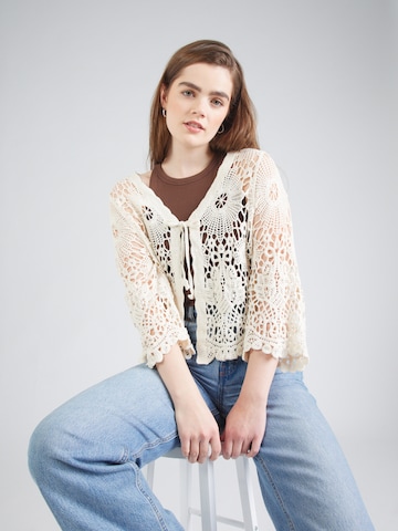 Hailys - Cárdigan 'Co44leen' en beige: frente