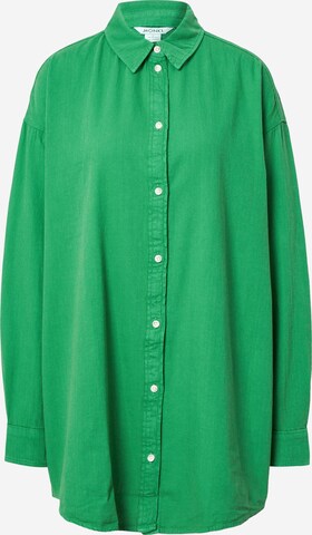 Monki Блузка в Зеленый: спереди