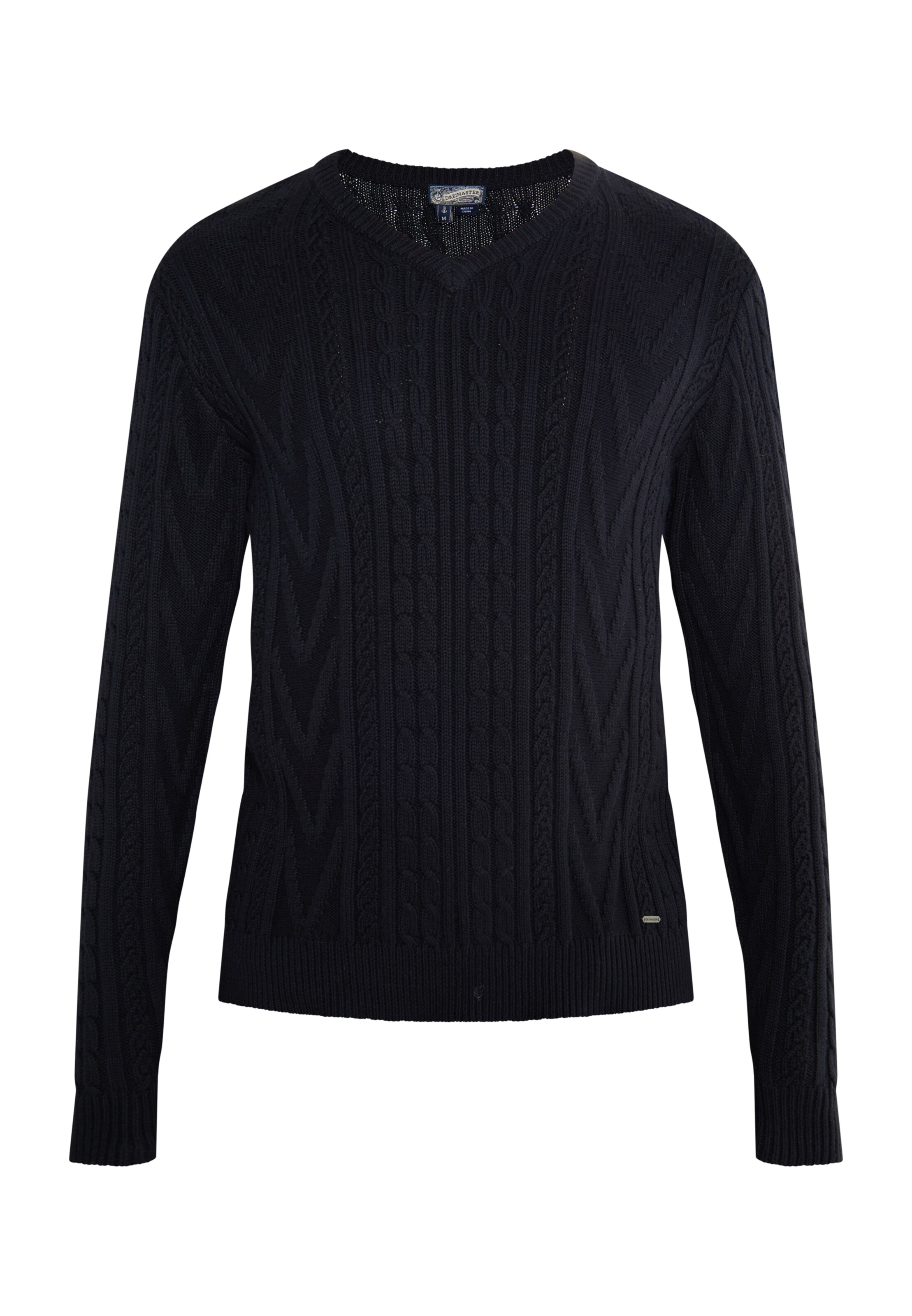 Pullover di DreiMaster Vintage in nero: frontale