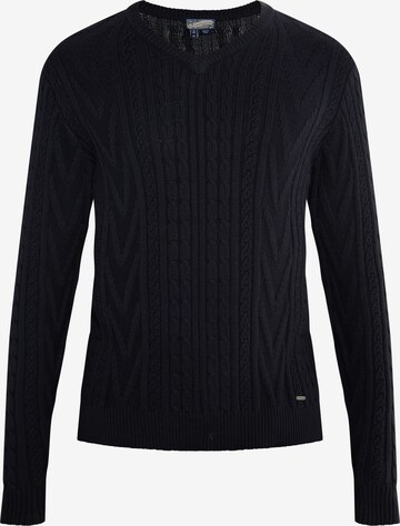 Pull-over DreiMaster Vintage en noir : devant