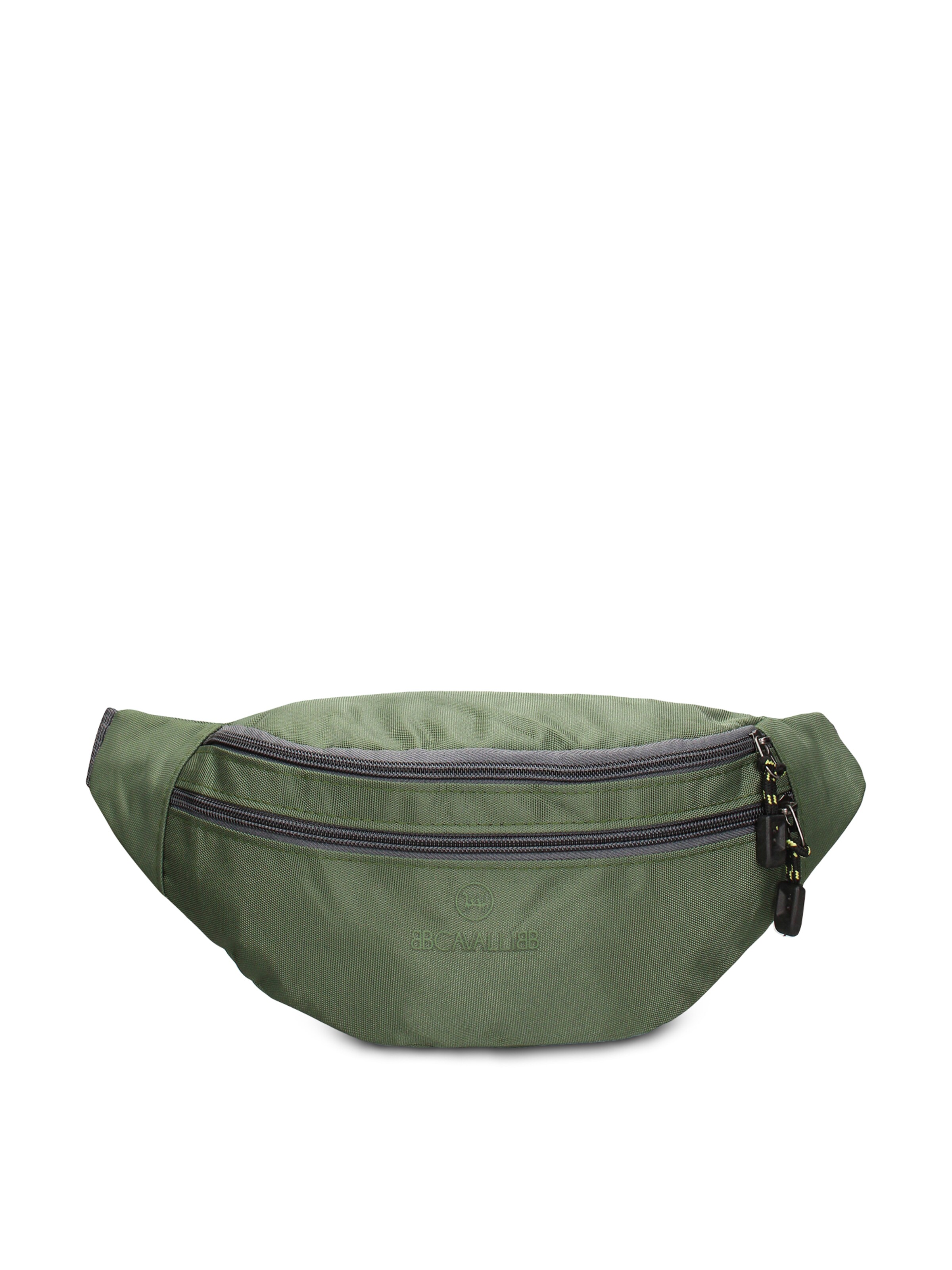 Marsupio 'Marsupio B Cavalli vegan leather con zip e tracolla' di B. Cavalli in verde: frontale