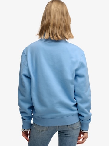 Superdry Sweatshirt 'ESSENTIAL' i blå