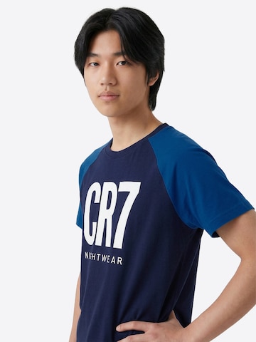 CR7 - Cristiano Ronaldo Nachtkledij ' Boys BASIC Short ' in Blauw