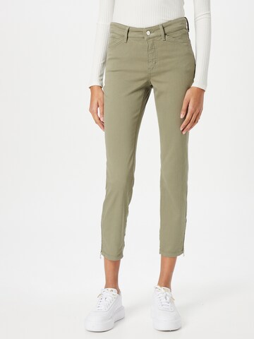 MAC Slimfit Jeans 'Dream Chic' in Groen: voorkant