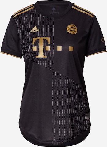 ADIDAS PERFORMANCE Jersey 'FC Bayern München Away 2021/2022' in Black: front