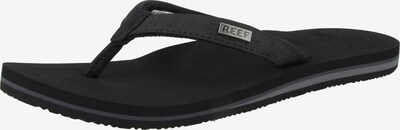 REEF Strandschuh 'Cushion Stands' in schwarz / silber, Produktansicht