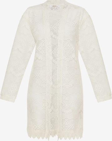 usha FESTIVAL Neuletakki 'Fashion Look' värissä valkoinen: etupuoli