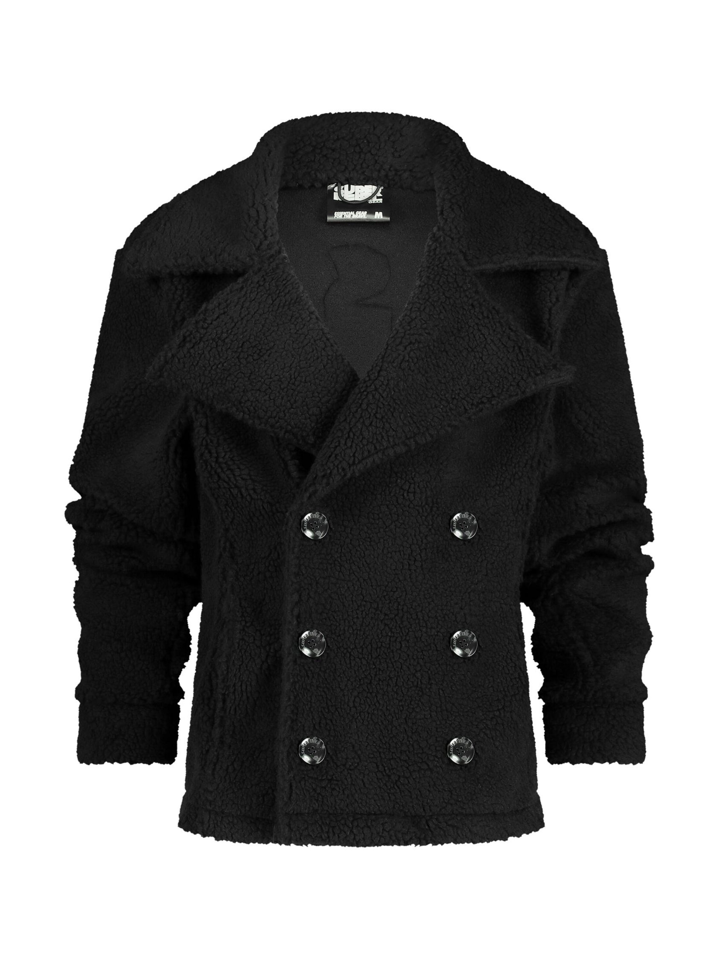 SUPERREBEL® GEAR Winter coat 'JOE' in Black