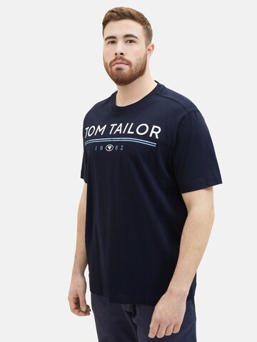 TOM TAILOR Men + Shirt in Blauw