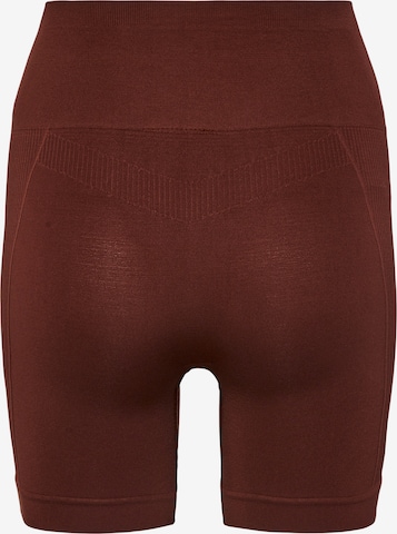 Skinny Pantalon de sport 'TIF' Hummel en marron