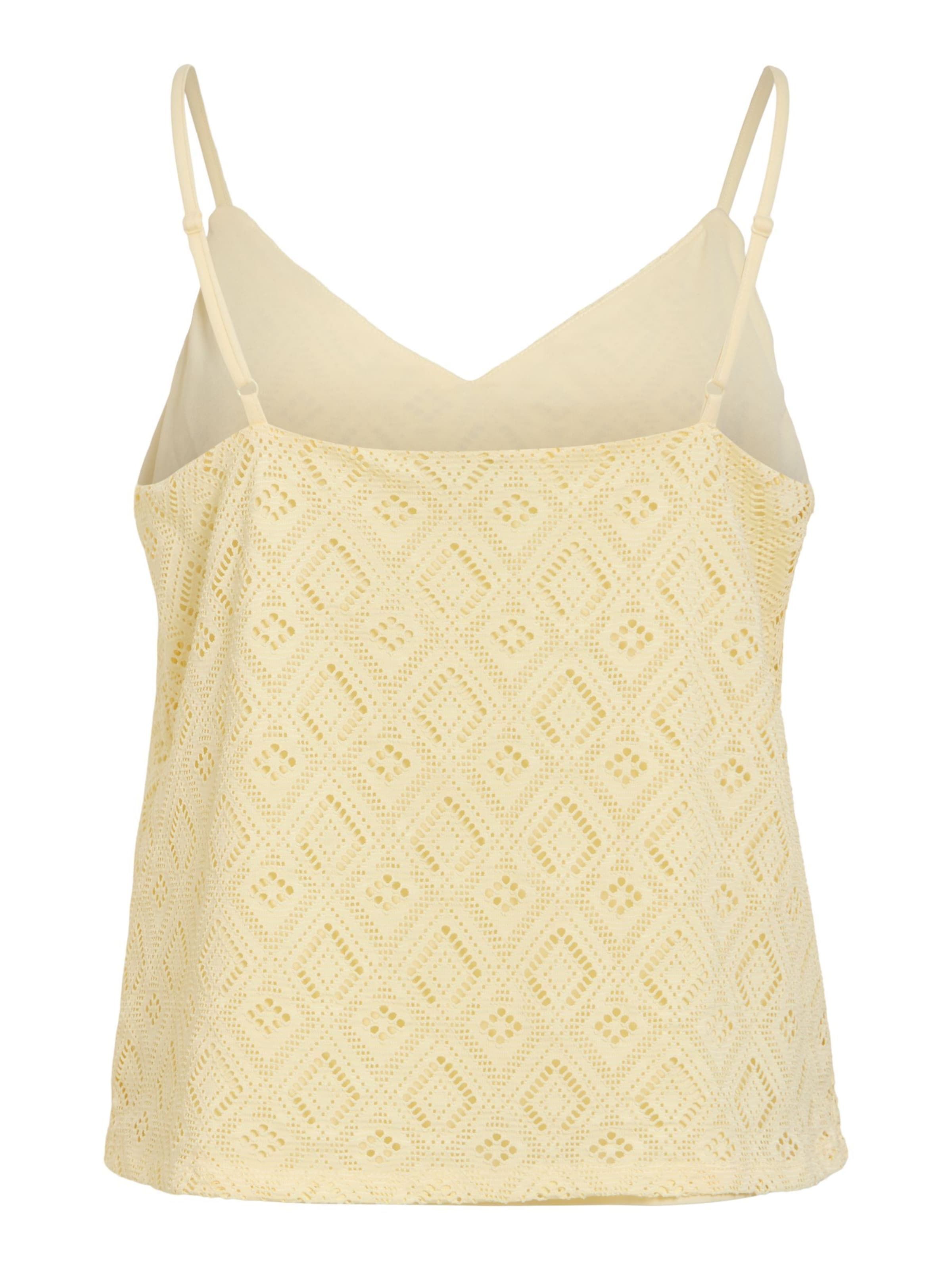 VILA Top 'VINusa' in Yellow