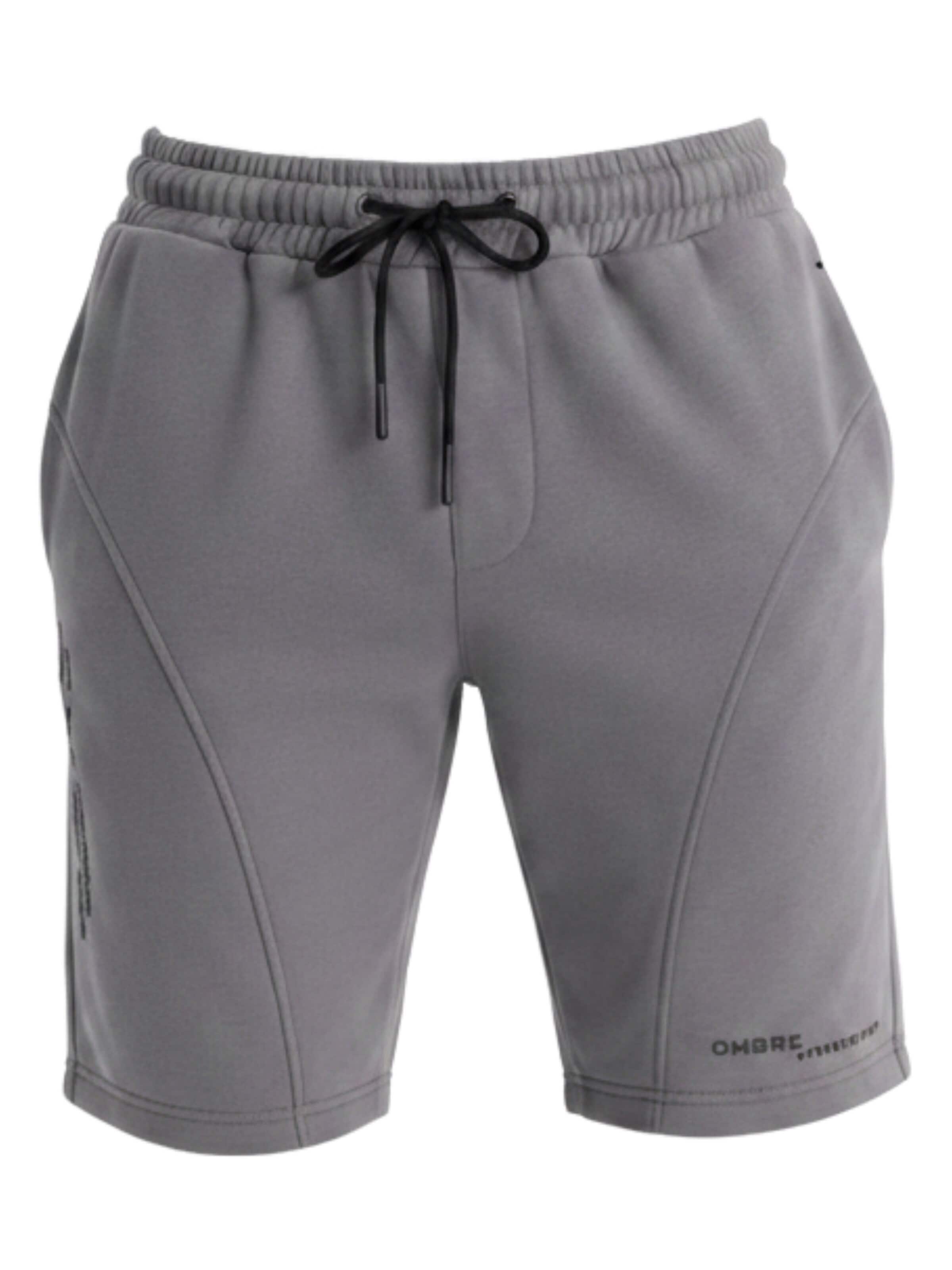 Slimfit Pantaloni sportivi di Ombre in grigio: frontale