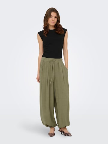 ONLY Wide leg Broek 'ONLSiesta' in Groen