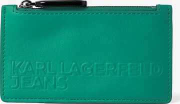 KARL LAGERFELD JEANS - Estuche en verde: frente