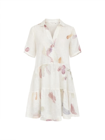 Haris Cotton Dress in Beige: front