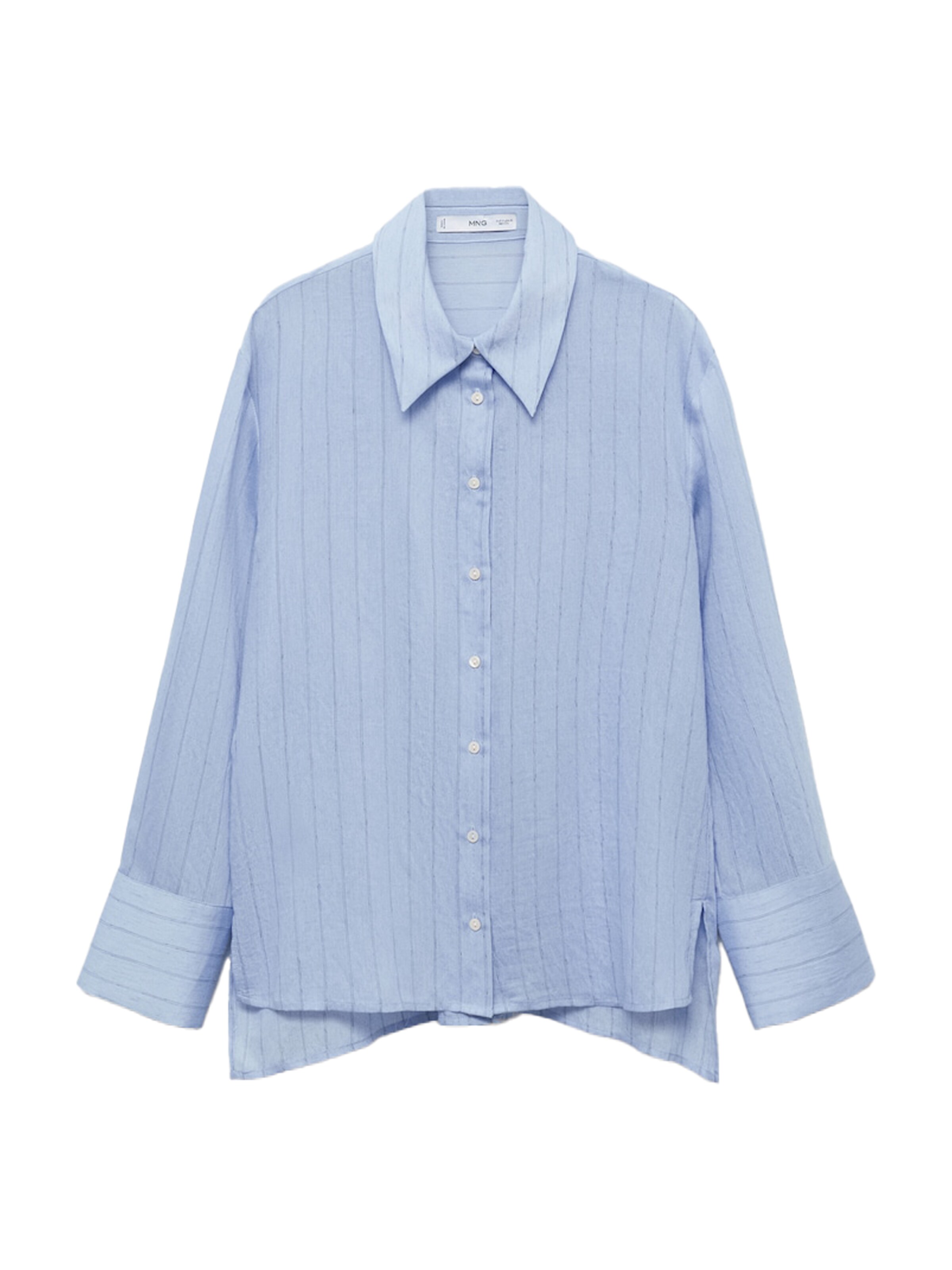 MANGO Bluse 'CORTAZAR' in Blau: Vorderseite