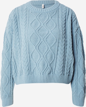 ONLY Пуловер 'ONLElly' в синьо: отпред