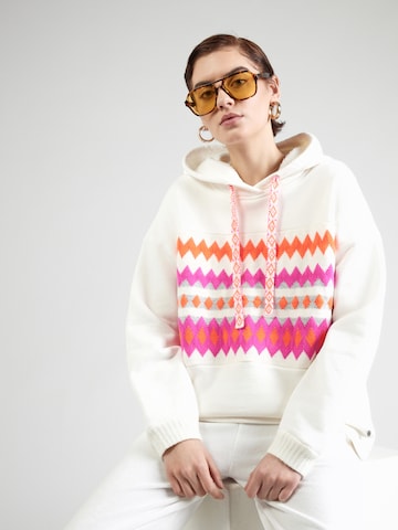 Grace Pulóver - fehér: elől