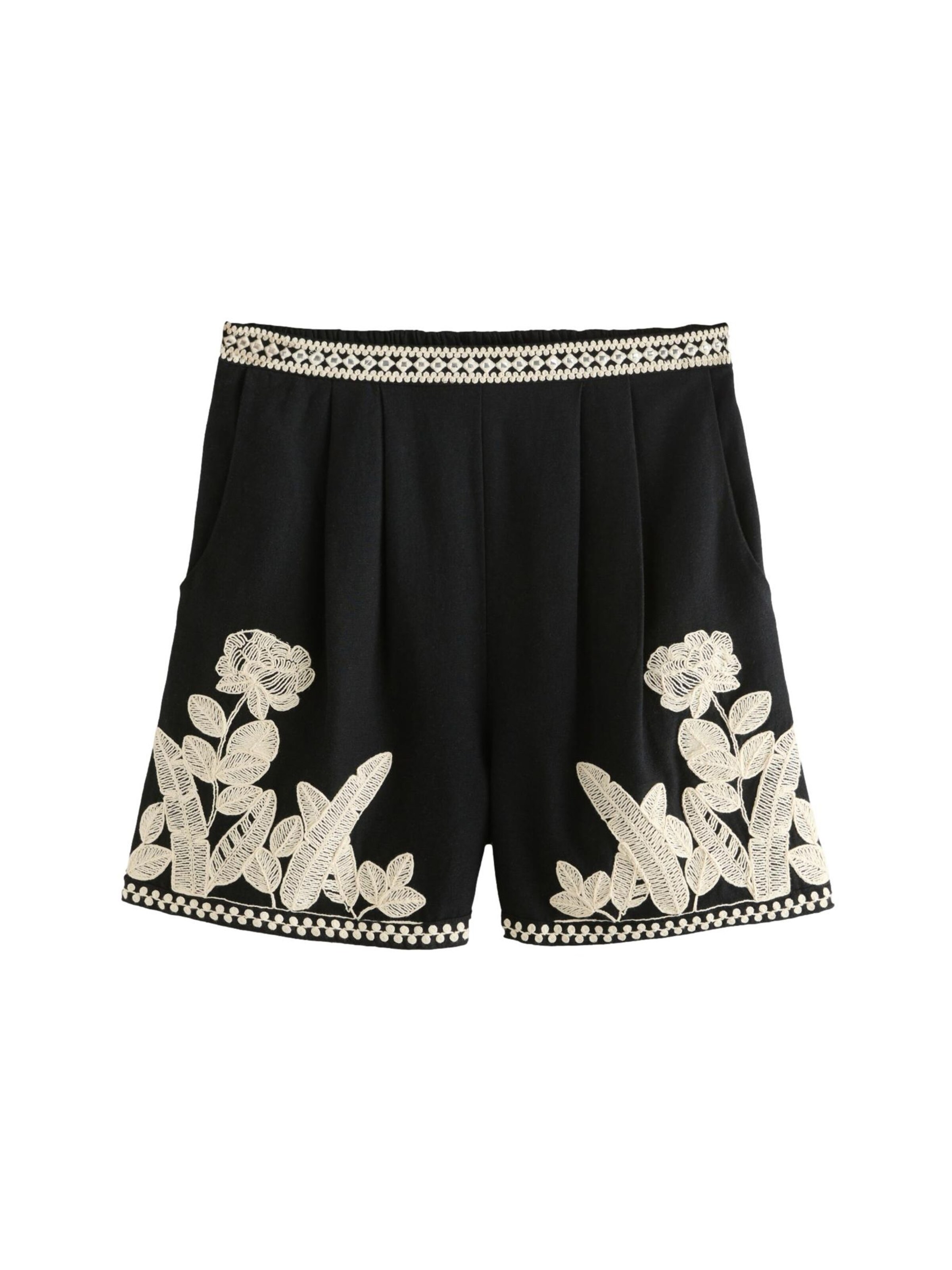 Next Wide leg Pants in Black: front