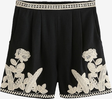 Next Wide Leg Housut värissä musta: etupuoli