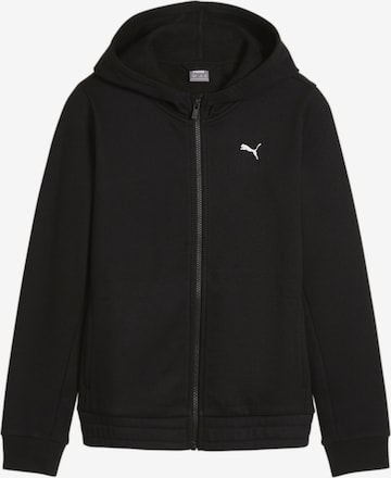 PUMA Athletic Sweatshirt 'TRAIN FAVOURITE' in Black: front
