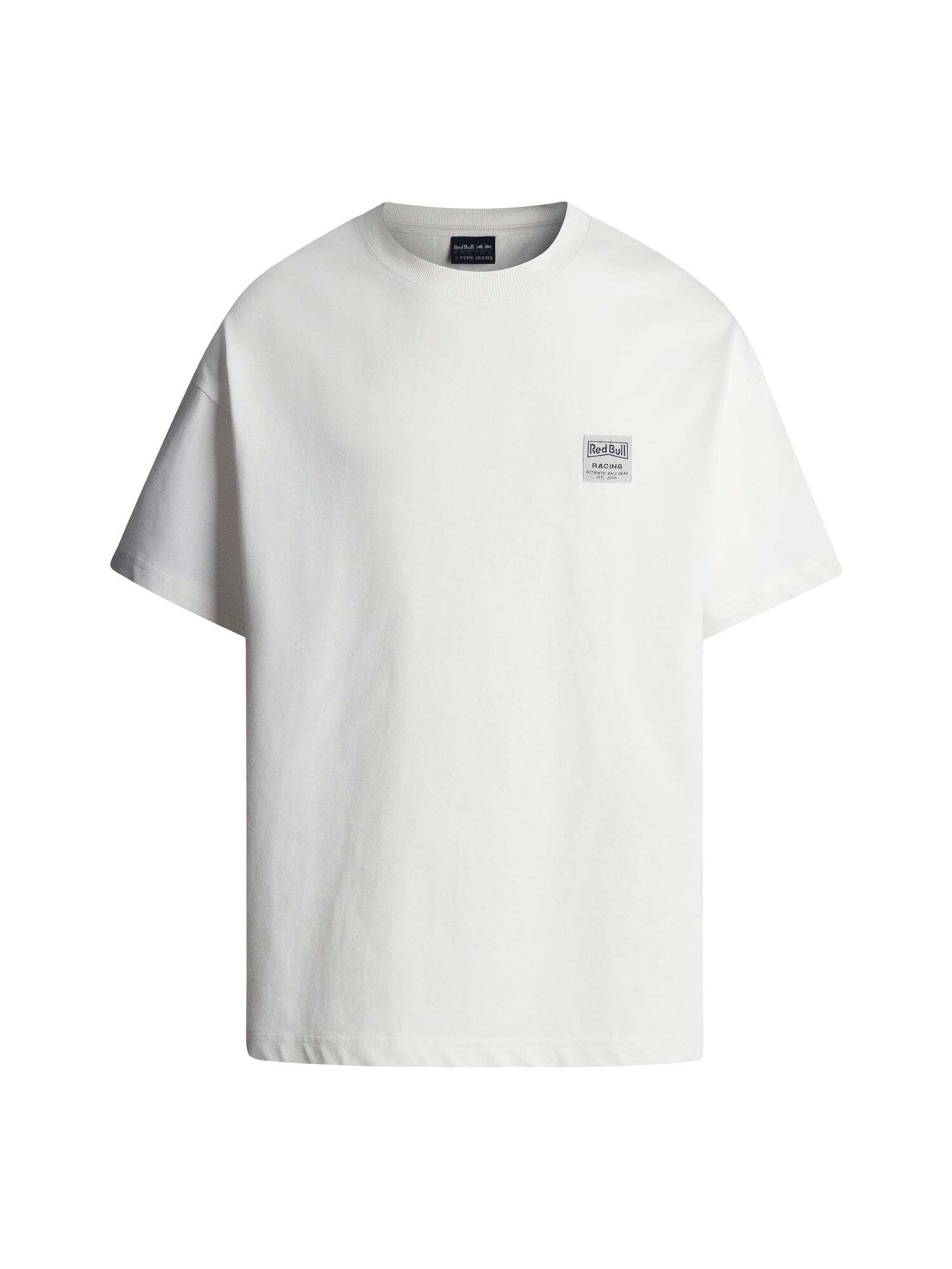 Red Bull Racing x Pepe Jeans Shirt 'Precision' in White: front